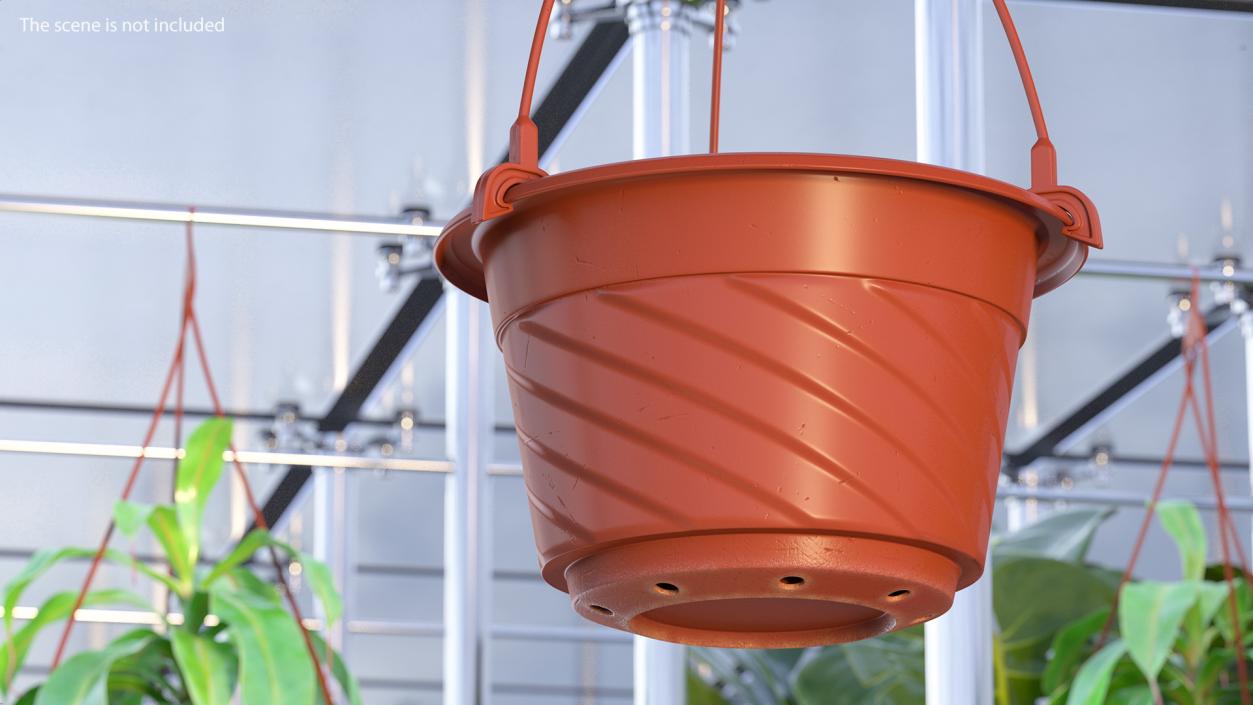 3D Hanging Pot with Soil