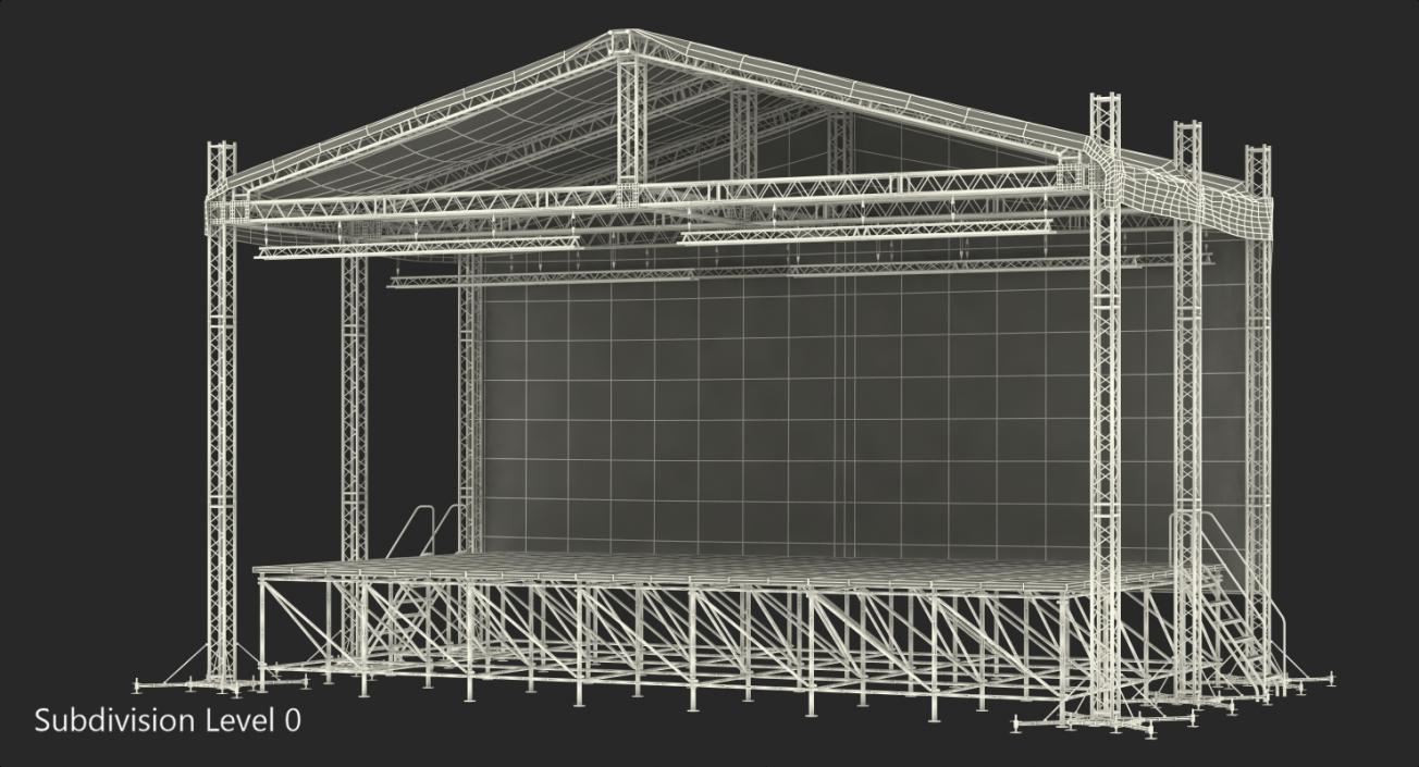 3D Concert Scene model