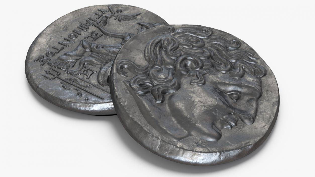 3D Silver Ancient Coins Collection