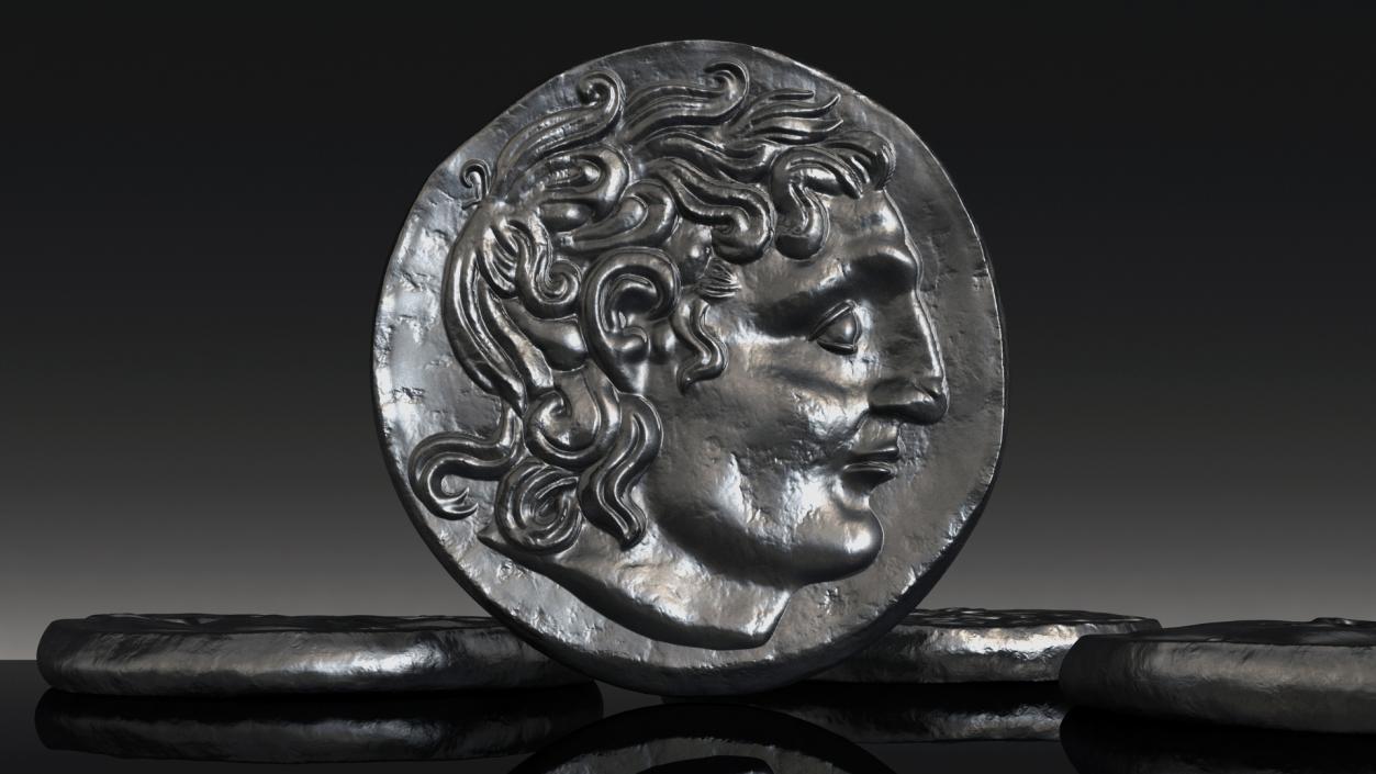 3D Silver Ancient Coins Collection