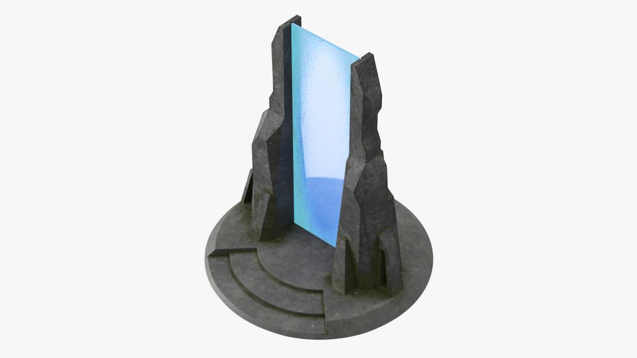 3D Fantasy Portal Gates Collection 2 model