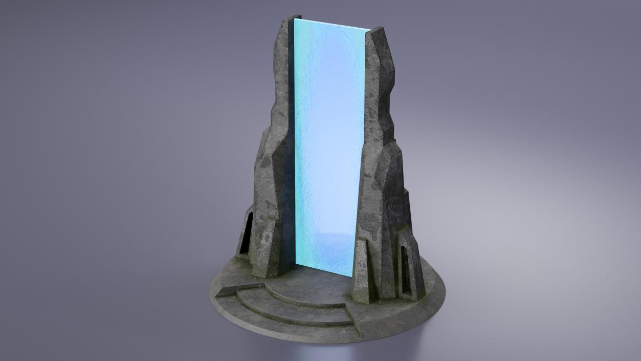 3D Fantasy Portal Gates Collection 2 model