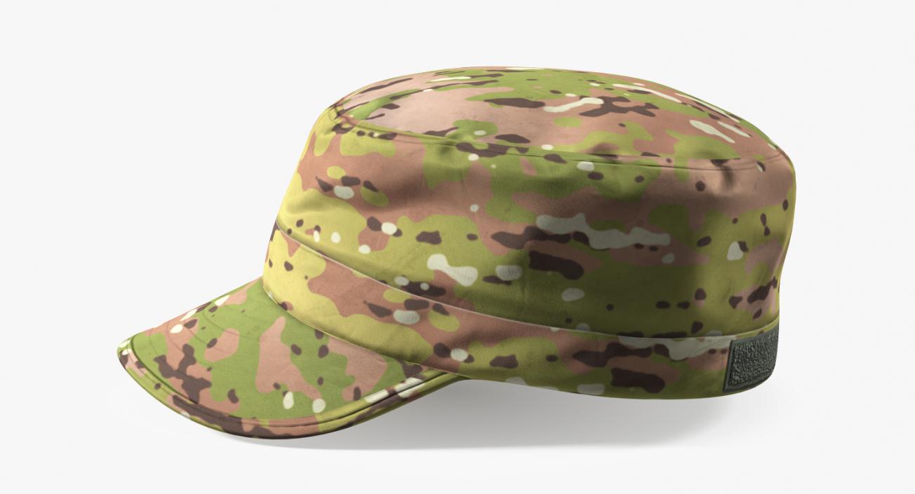 US Army Camouflage Hat 3D