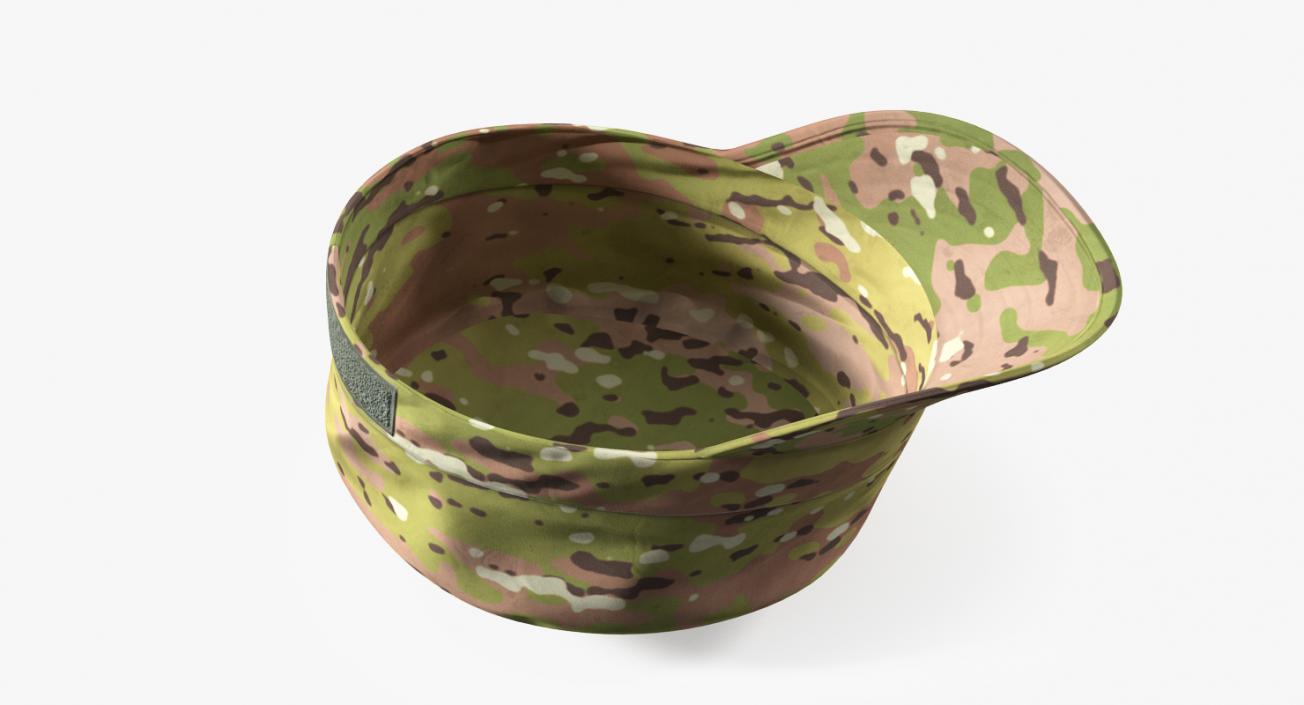 US Army Camouflage Hat 3D