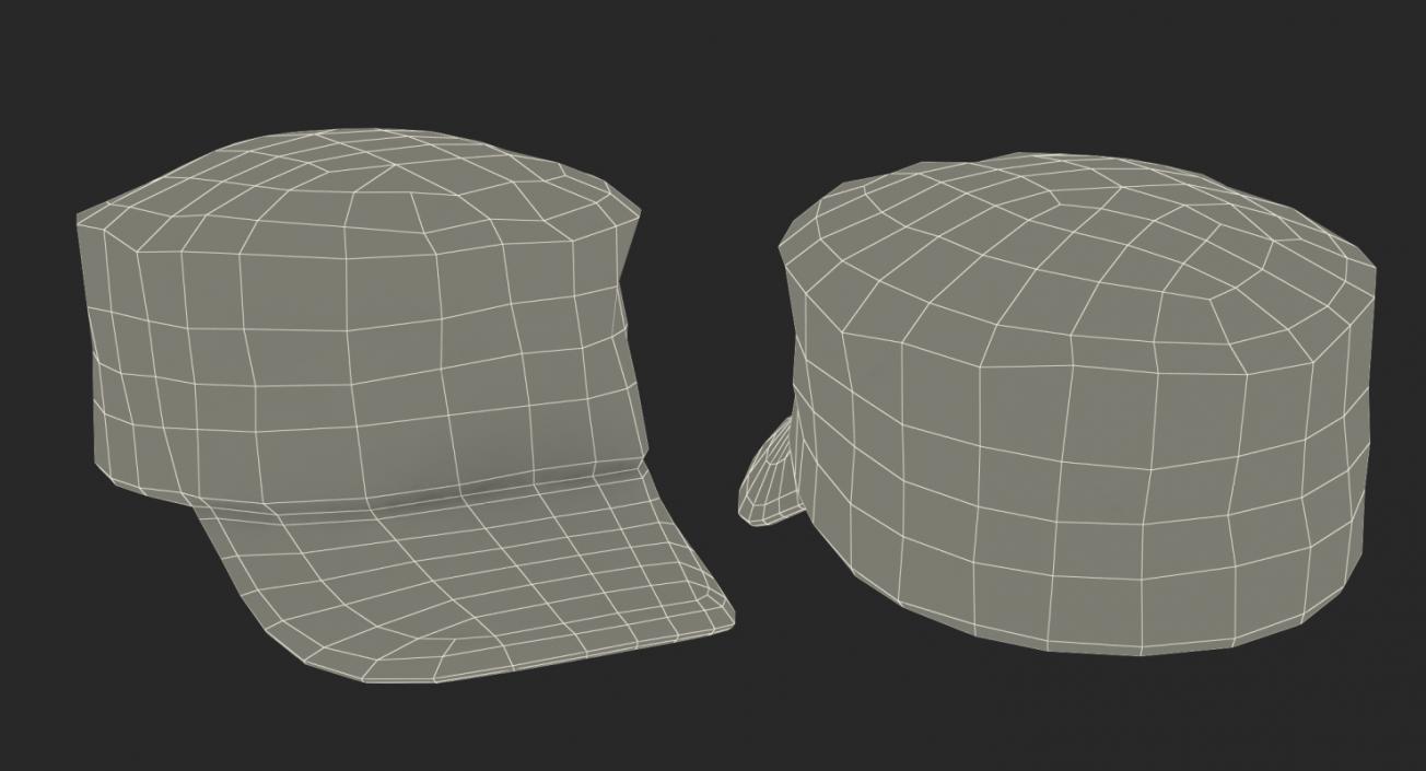 US Army Camouflage Hat 3D