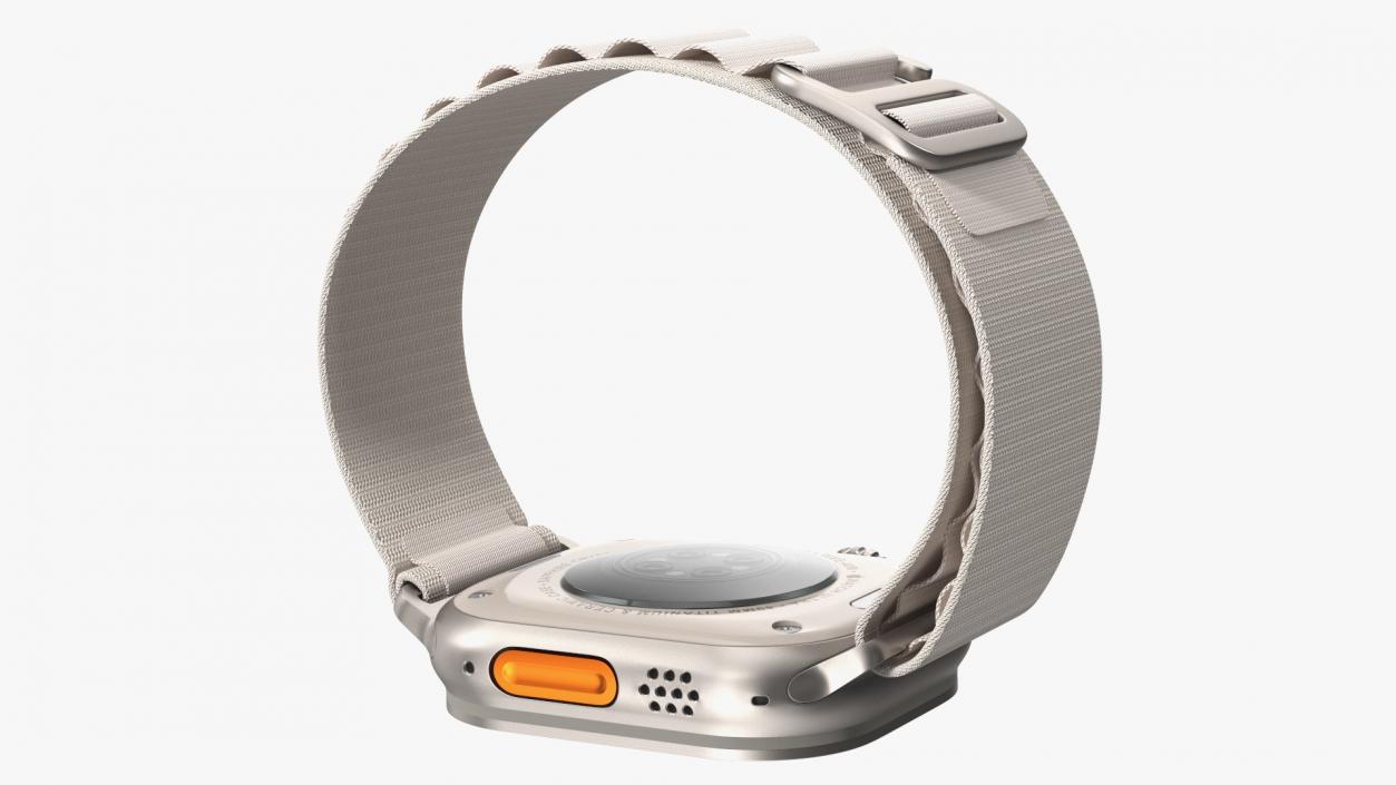 Apple Watch Ultra Alpine Loop Starlight 3D model