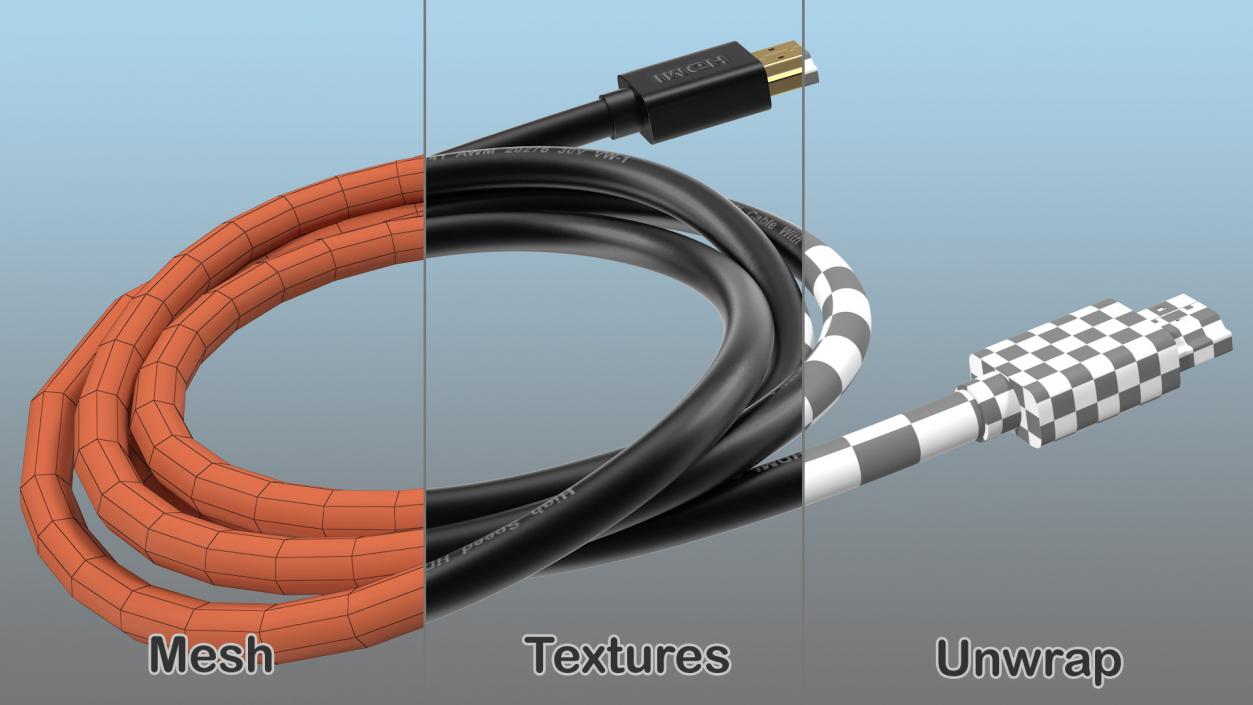 3D model Hdmi Cable