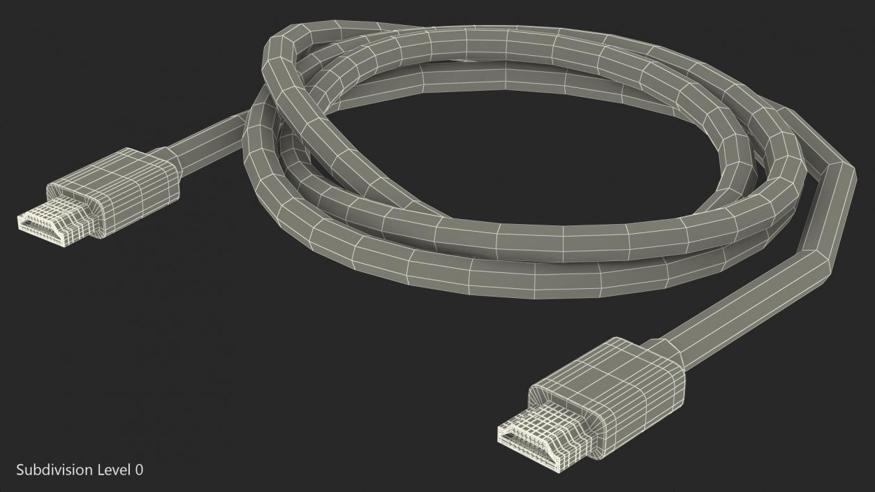 3D model Hdmi Cable