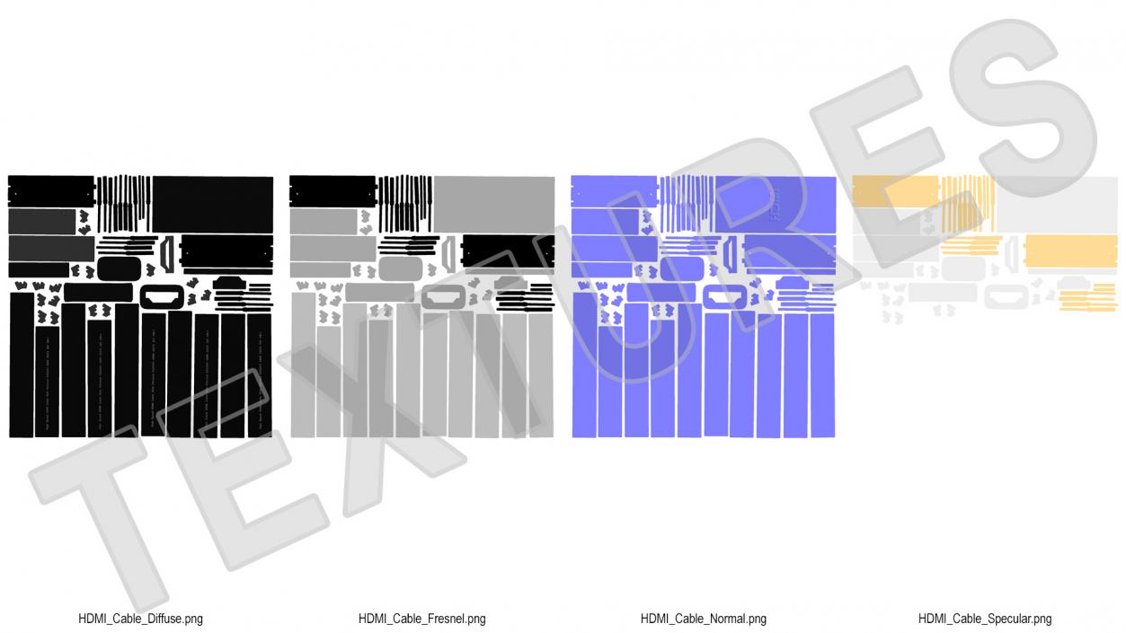 3D model Hdmi Cable