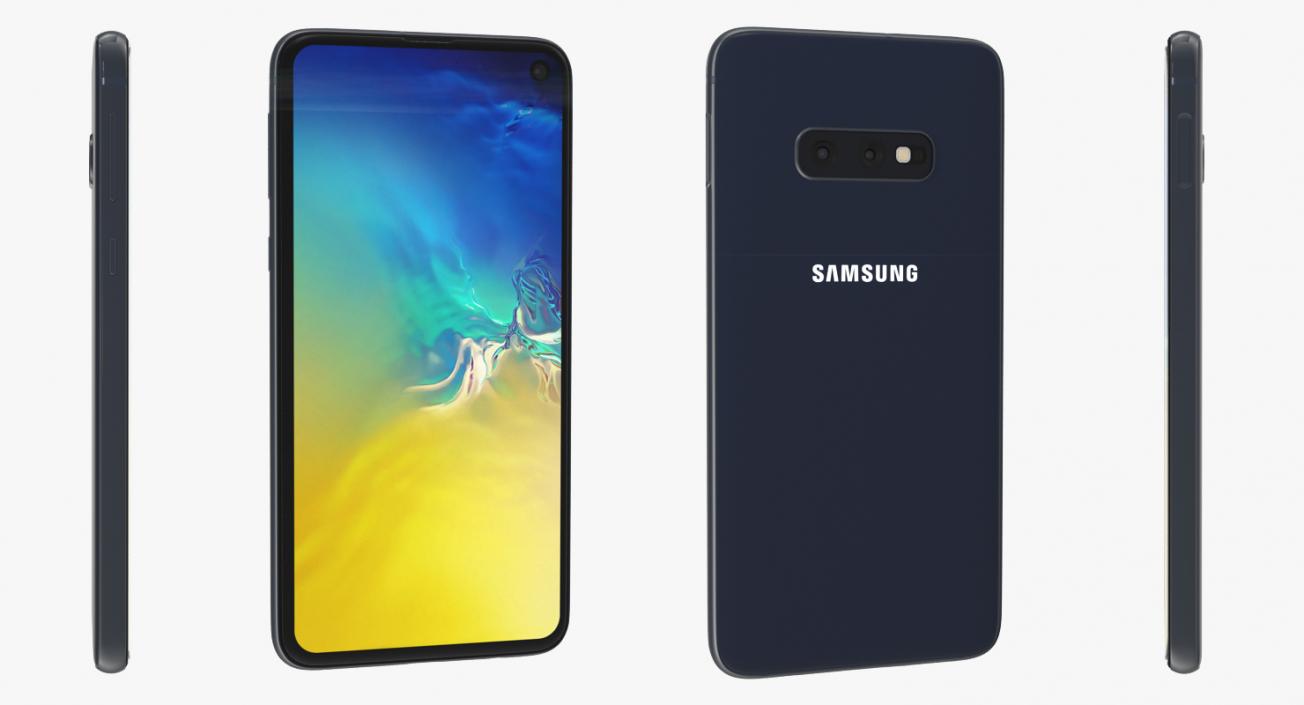 Samsung Galaxy S10E Dark Blue 3D model