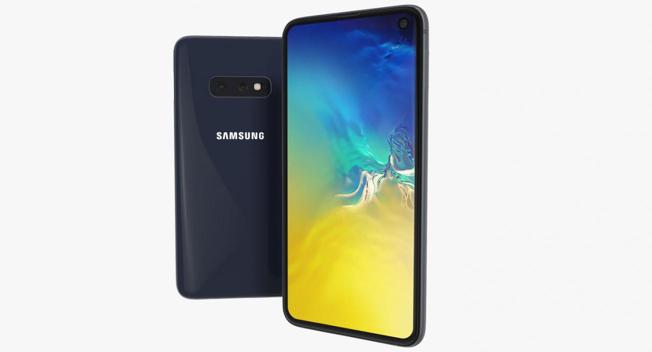 Samsung Galaxy S10E Dark Blue 3D model