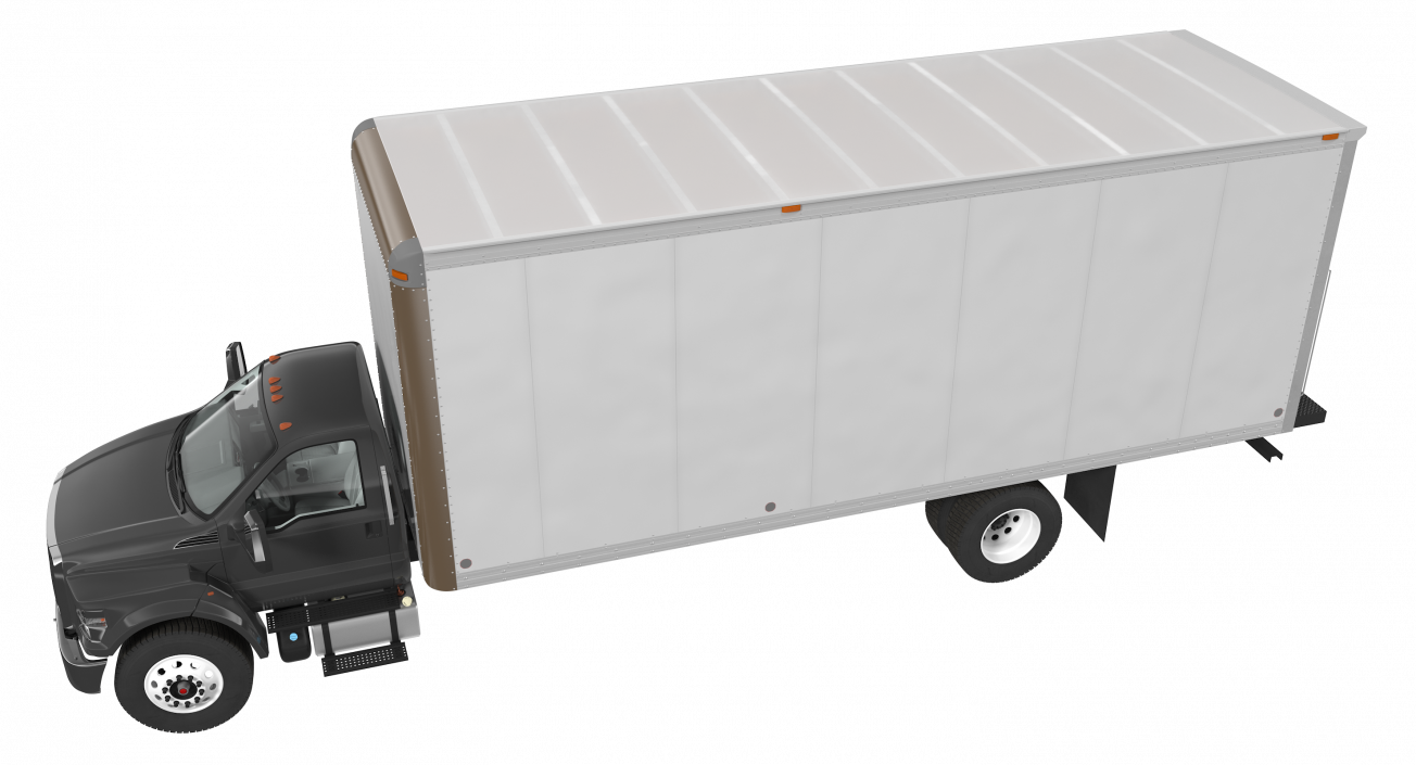 Straight Truck Generic Rigged 3D model