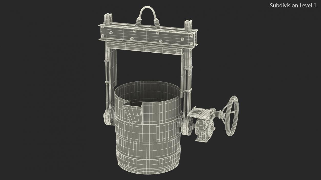 3D Casting Ladle for Foundry Factory model