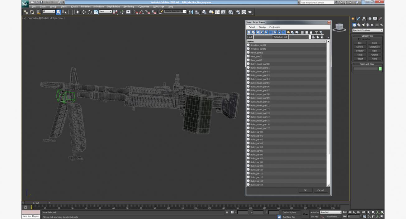 3D model M60 Machine Gun