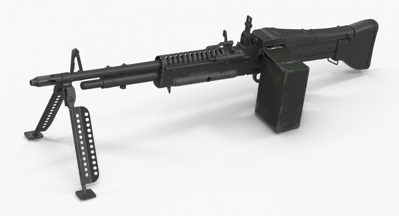 3D model M60 Machine Gun