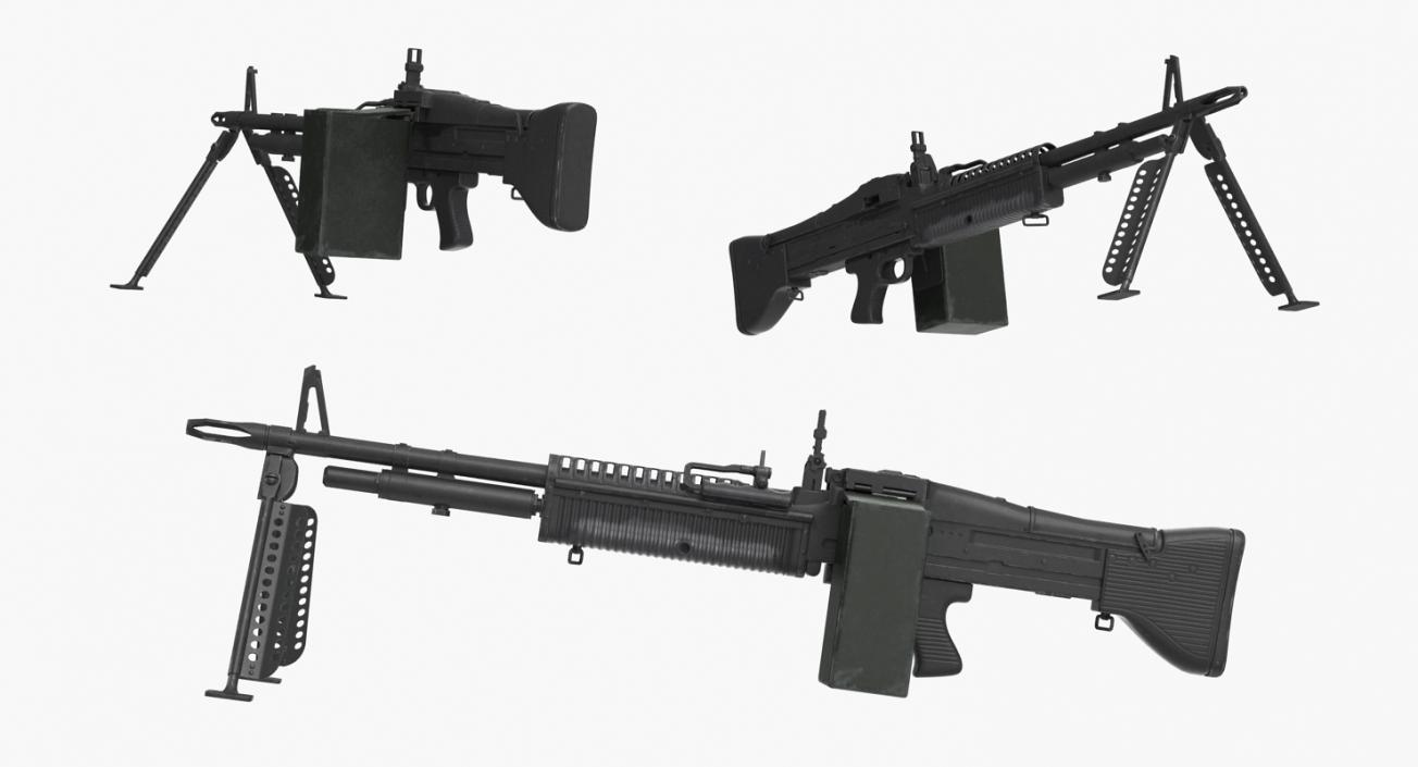 3D model M60 Machine Gun