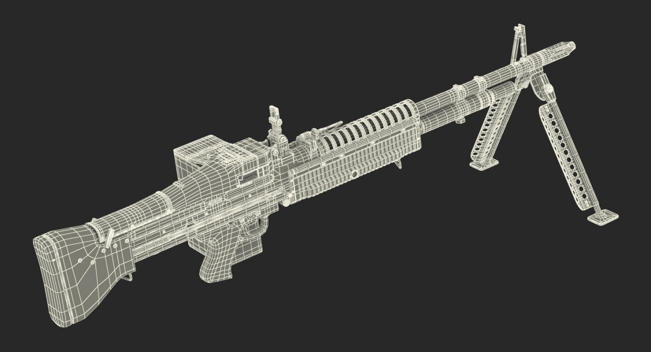 3D model M60 Machine Gun