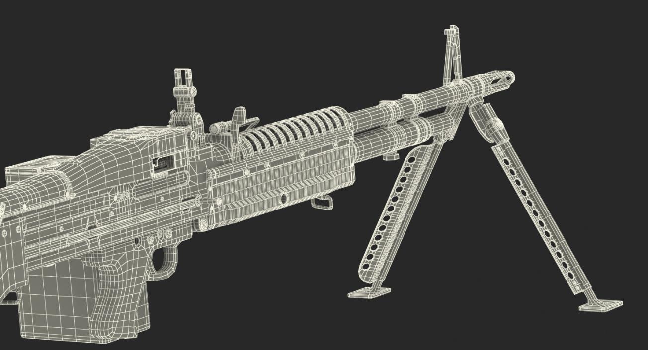 3D model M60 Machine Gun