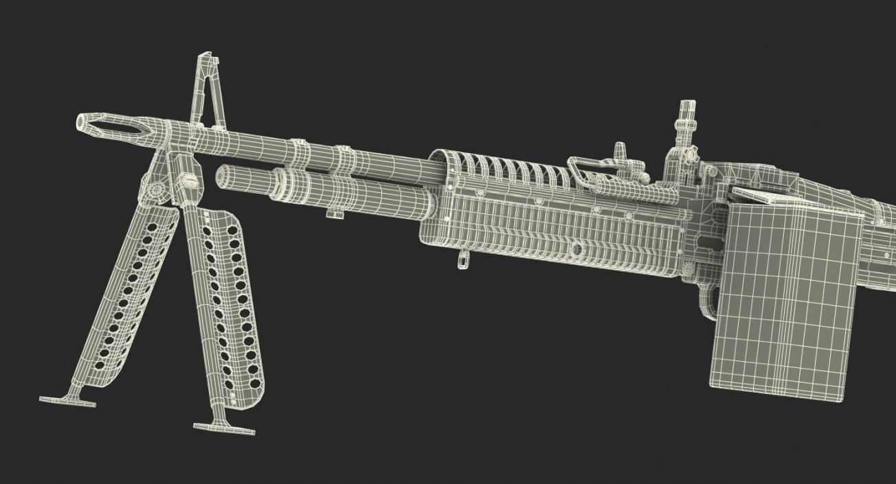 3D model M60 Machine Gun