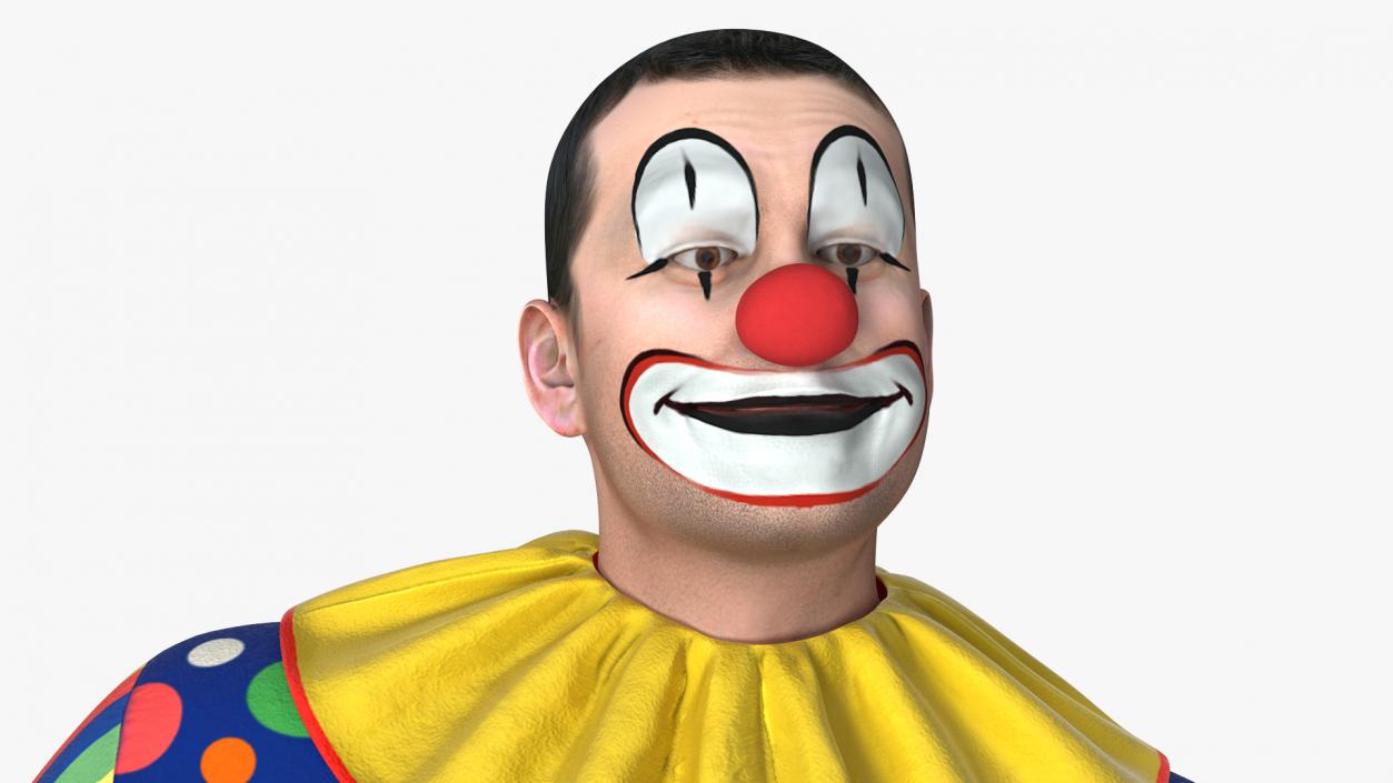 3D model Funny Clown Standing Pose