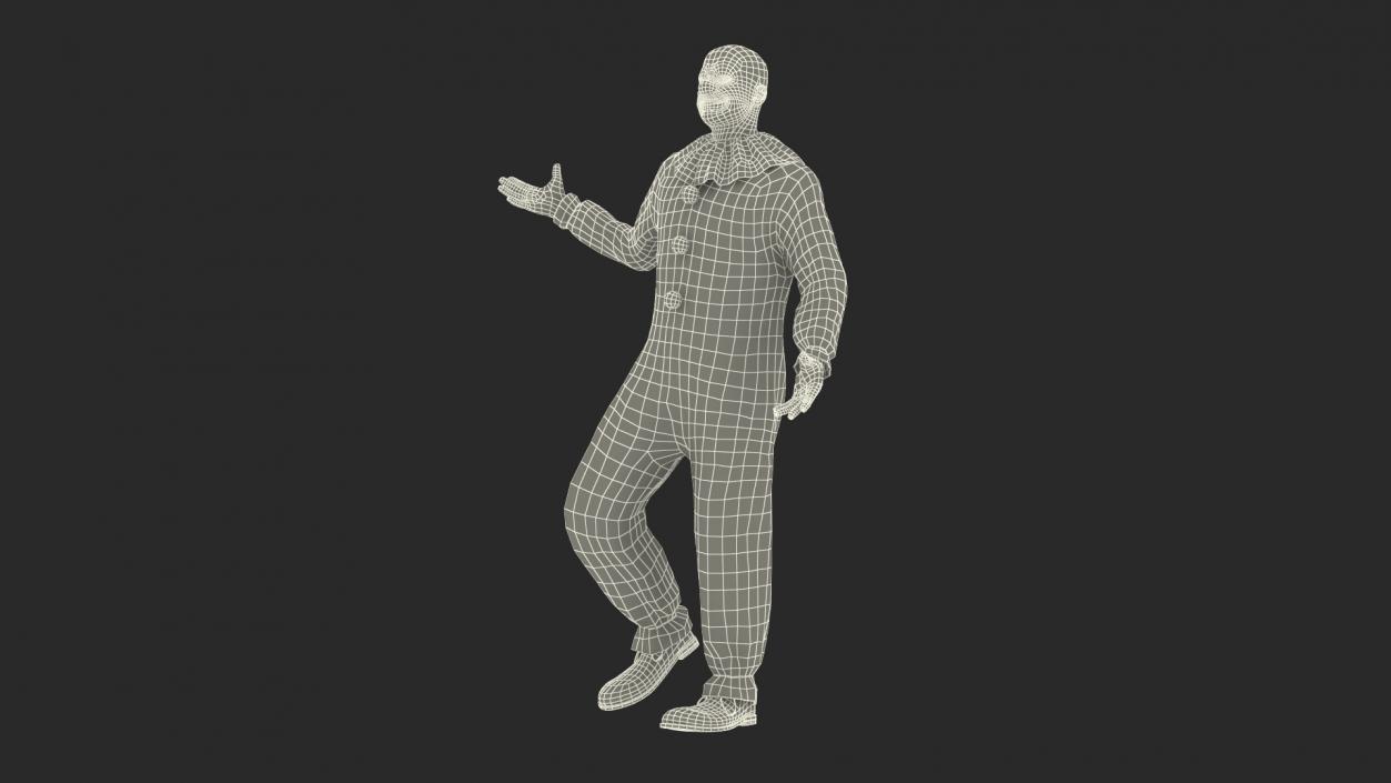 3D model Funny Clown Standing Pose