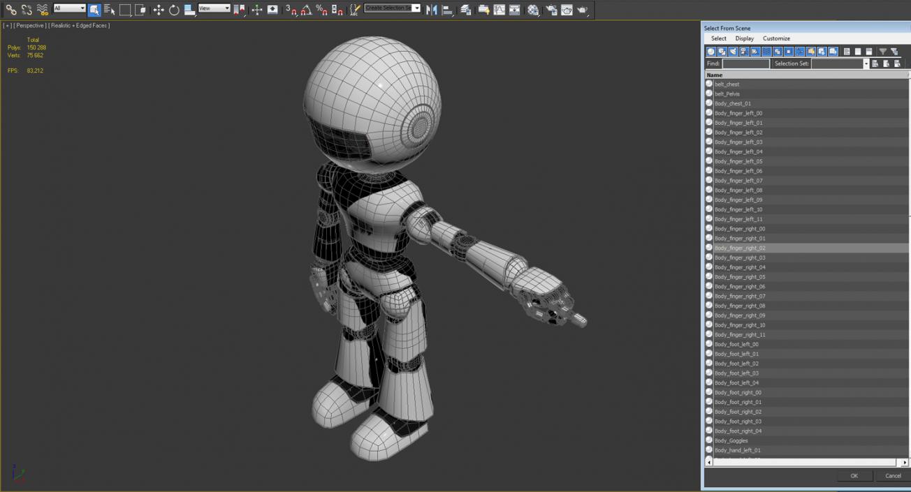 Chatbot 3D model