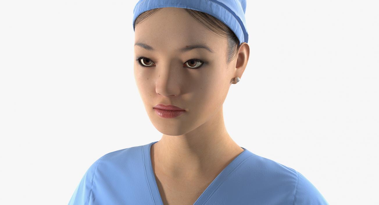 Female Rigged Doctors 3D Models Collection 2 3D model