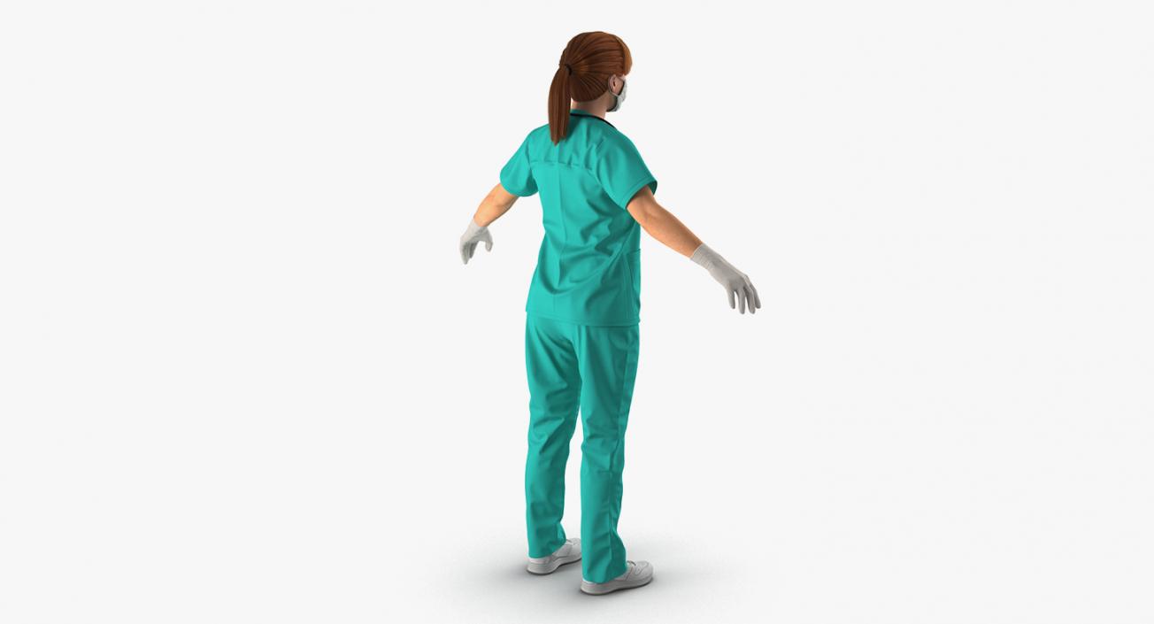 Female Rigged Doctors 3D Models Collection 2 3D model