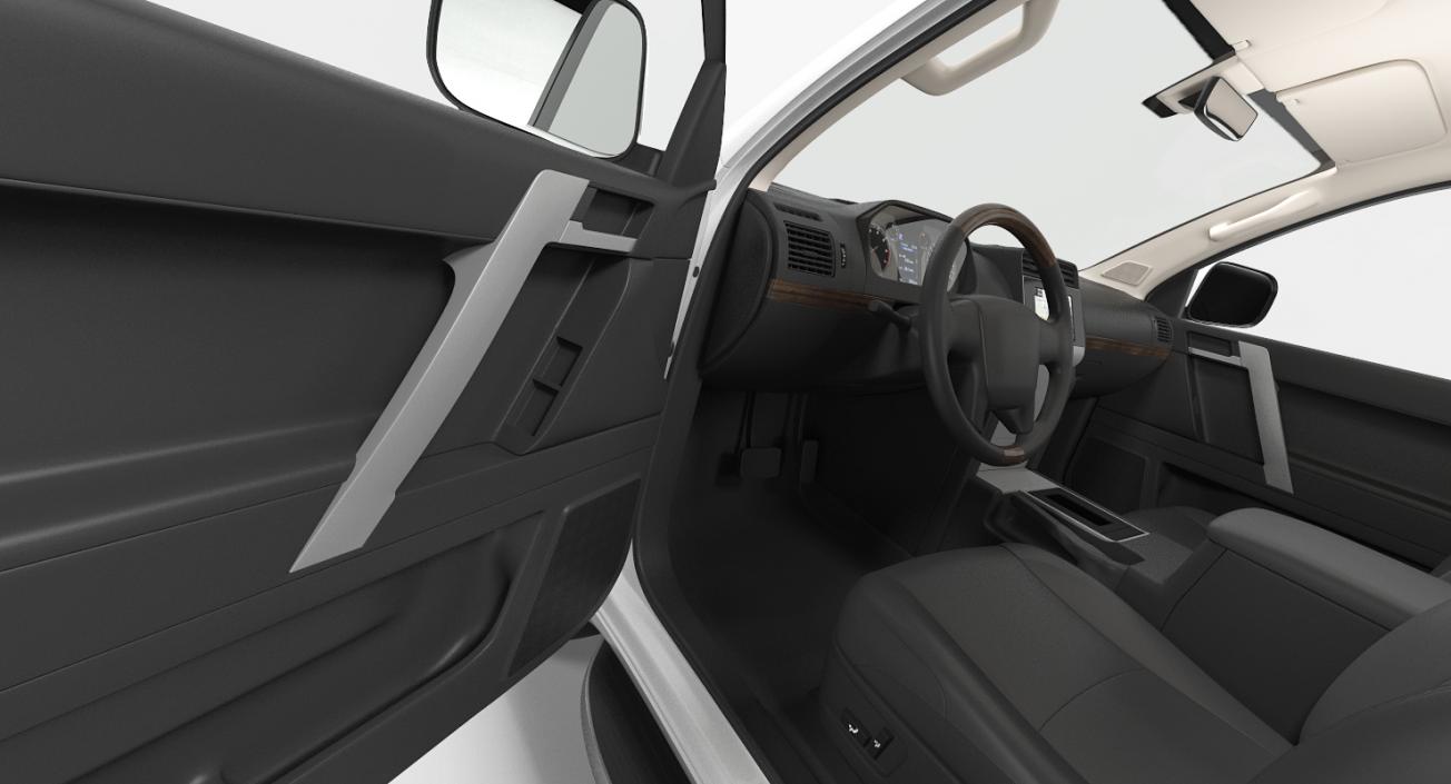 3D Toyota Prado 2018 Simple Interior model