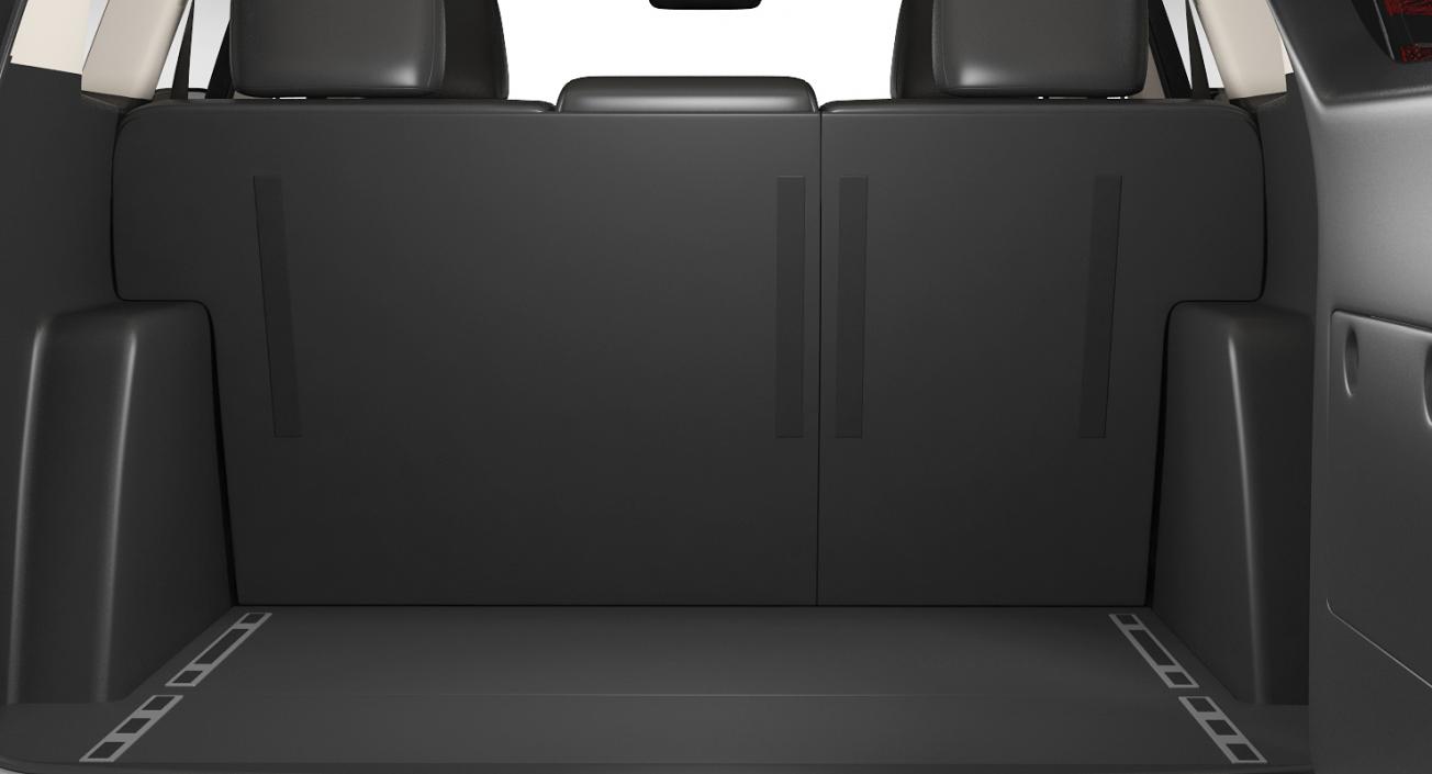 3D Toyota Prado 2018 Simple Interior model