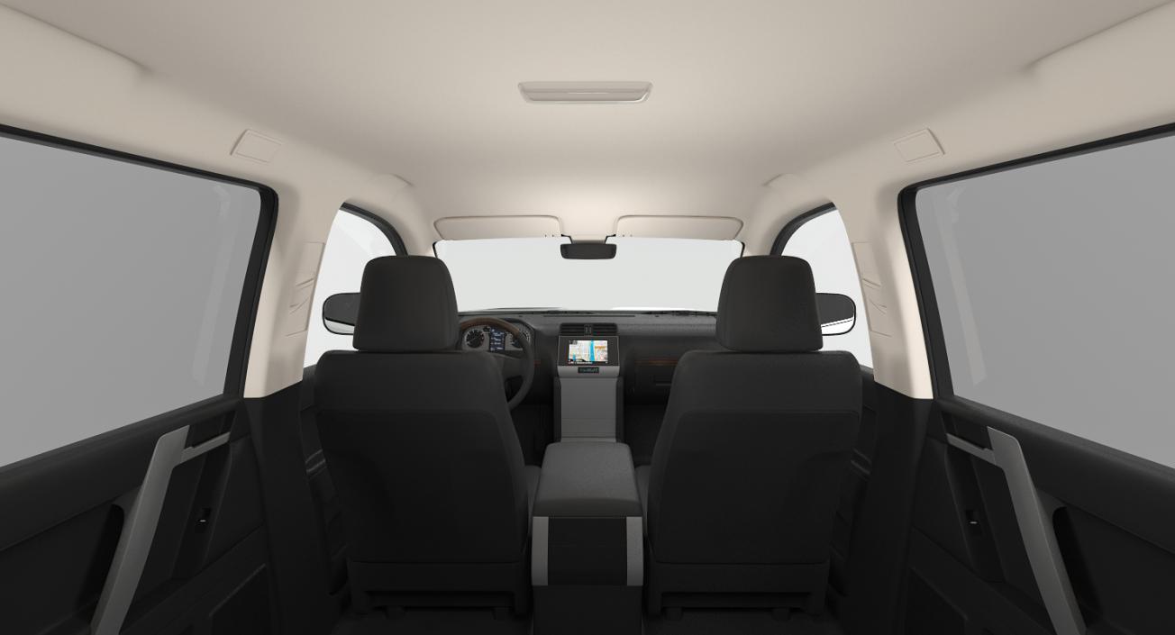 3D Toyota Prado 2018 Simple Interior model