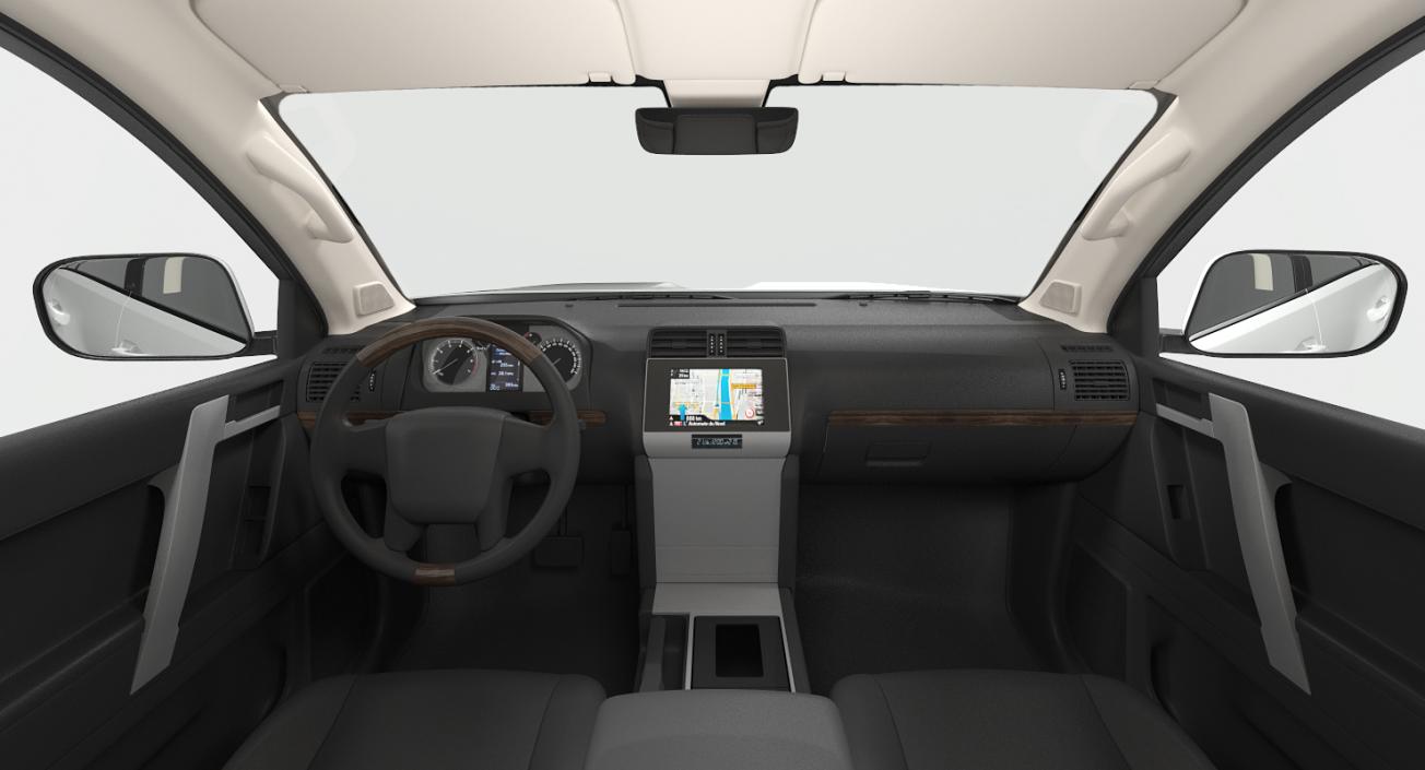 3D Toyota Prado 2018 Simple Interior model