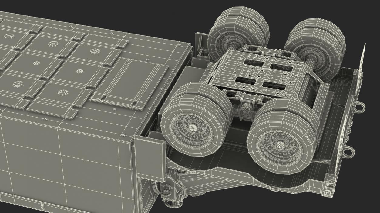 3D model AN TPY2 Radar Sand Rigged