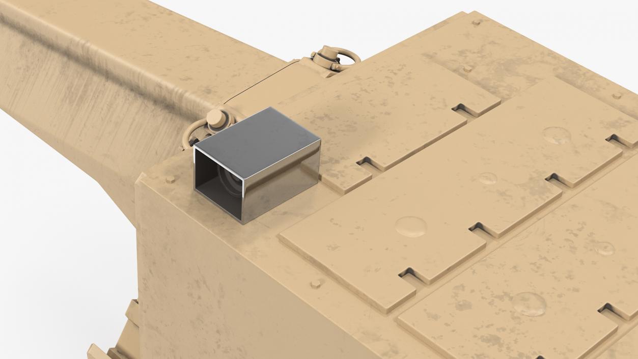 3D model AN TPY2 Radar Sand Rigged