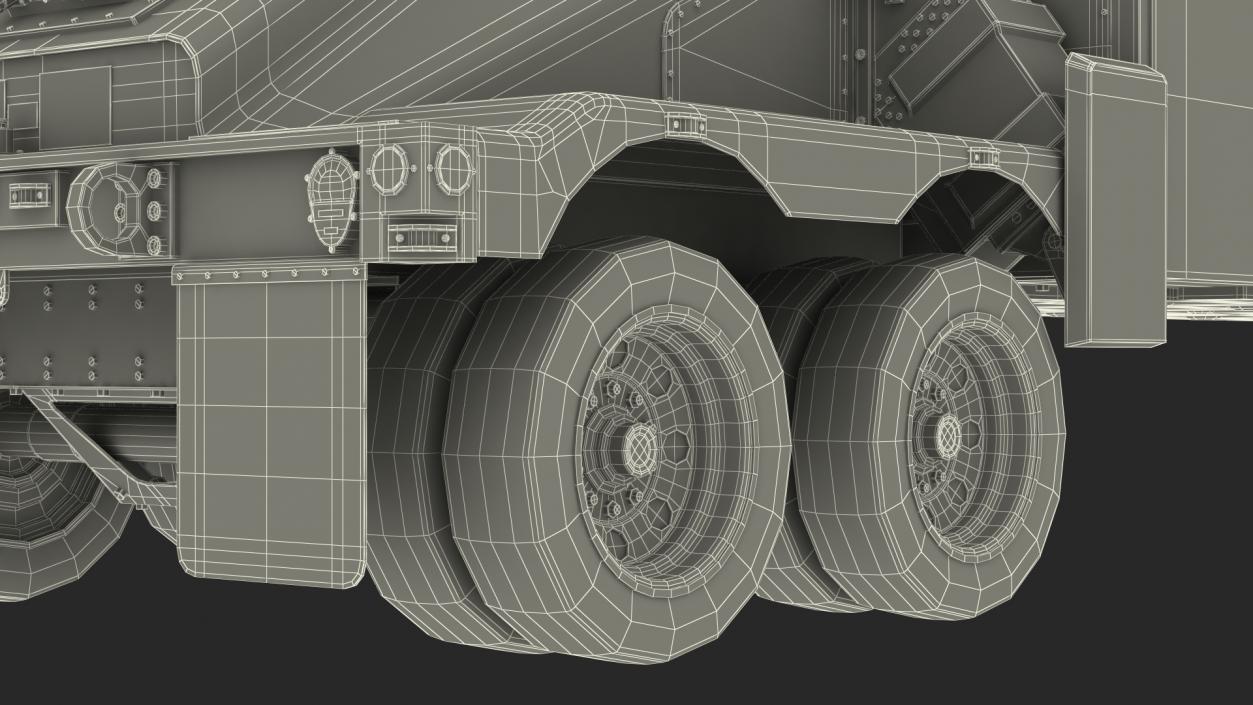 3D model AN TPY2 Radar Sand Rigged