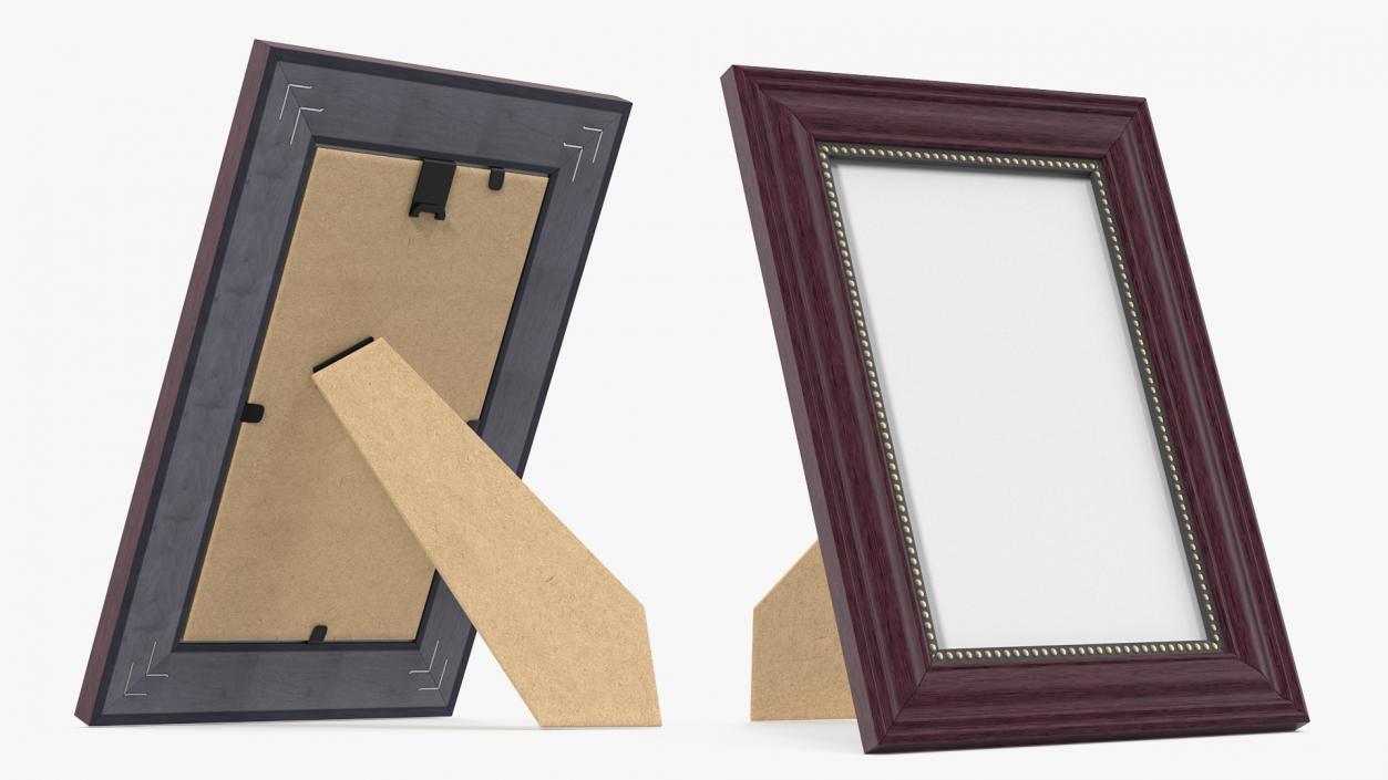 Small Wood Photo Frame 3D