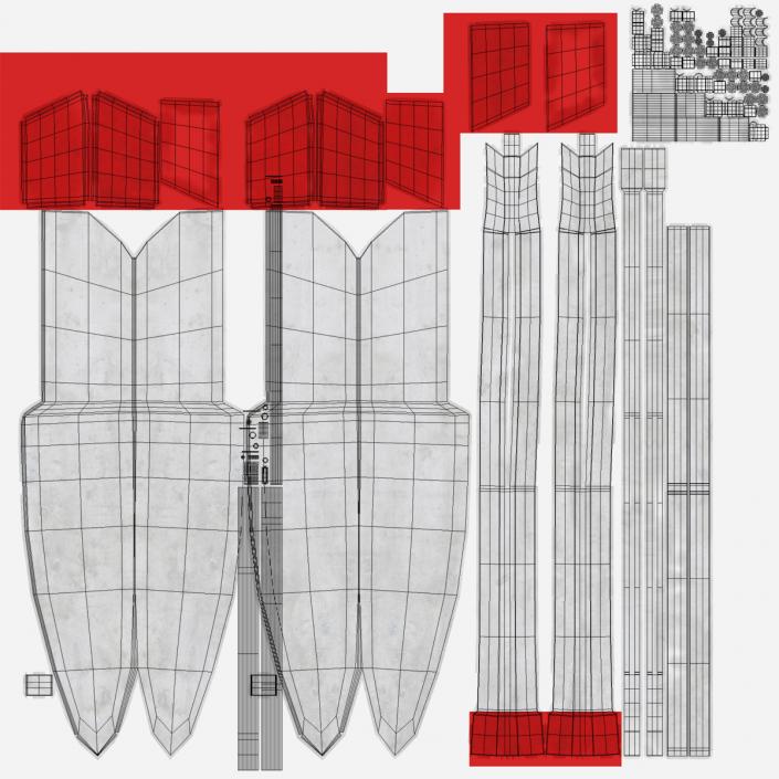 International A Class Catamaran Black 3D