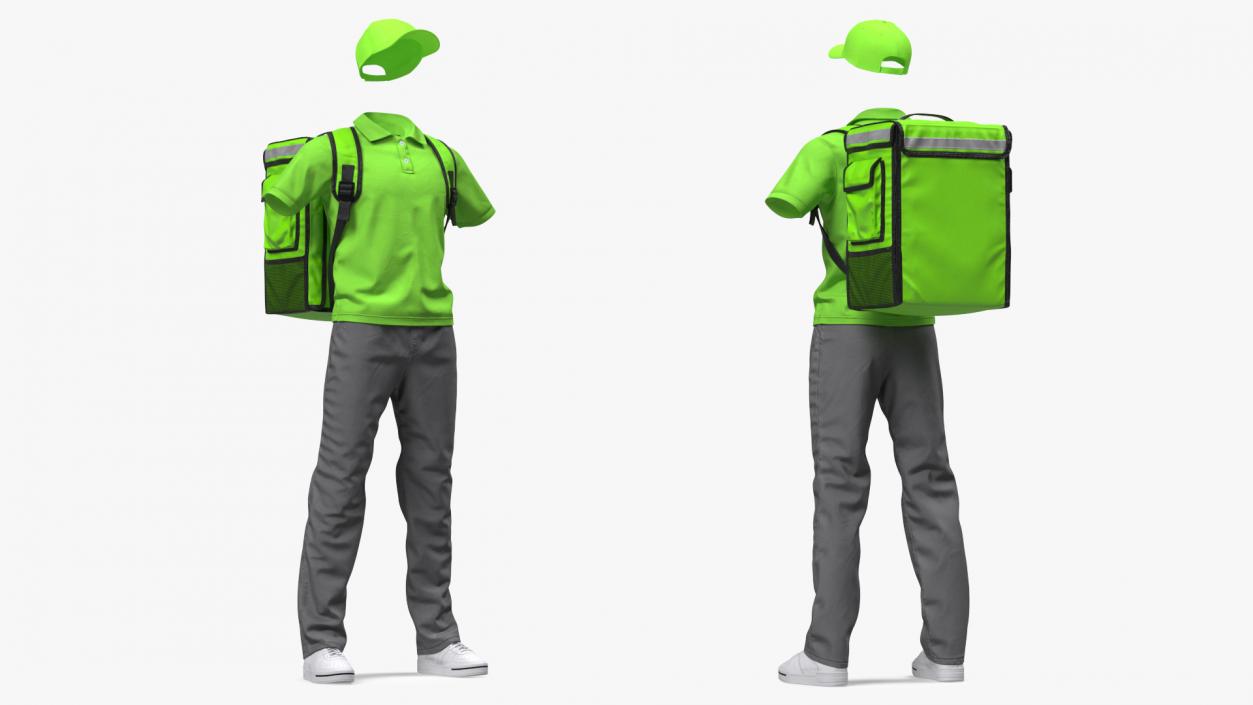 3D Food Delivery Uniform