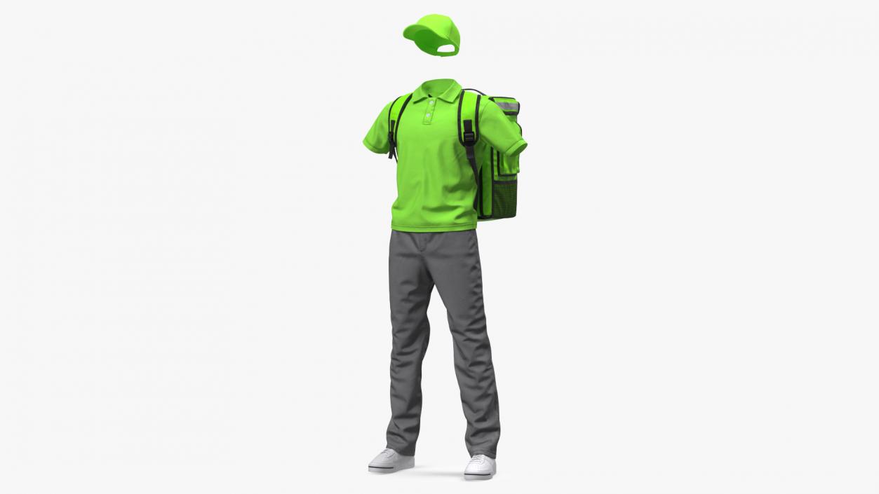 3D Food Delivery Uniform