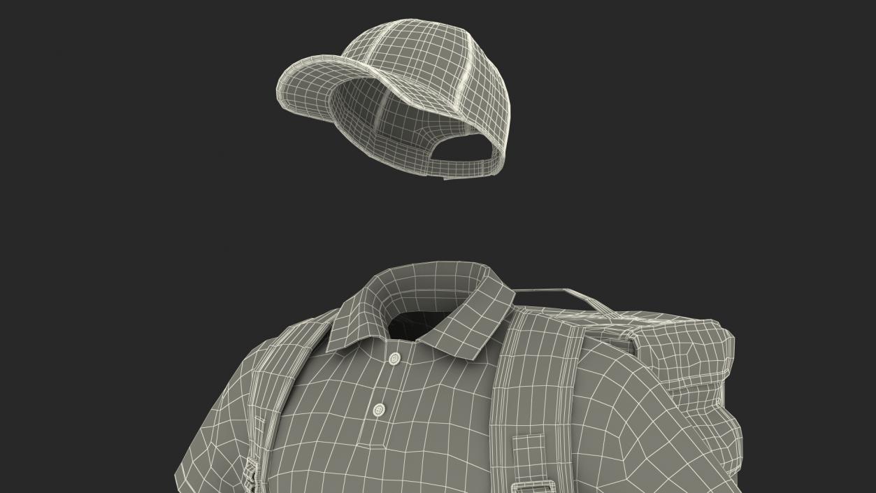 3D Food Delivery Uniform