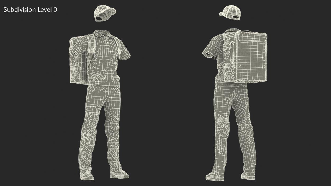 3D Food Delivery Uniform