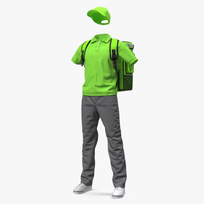 3D Food Delivery Uniform