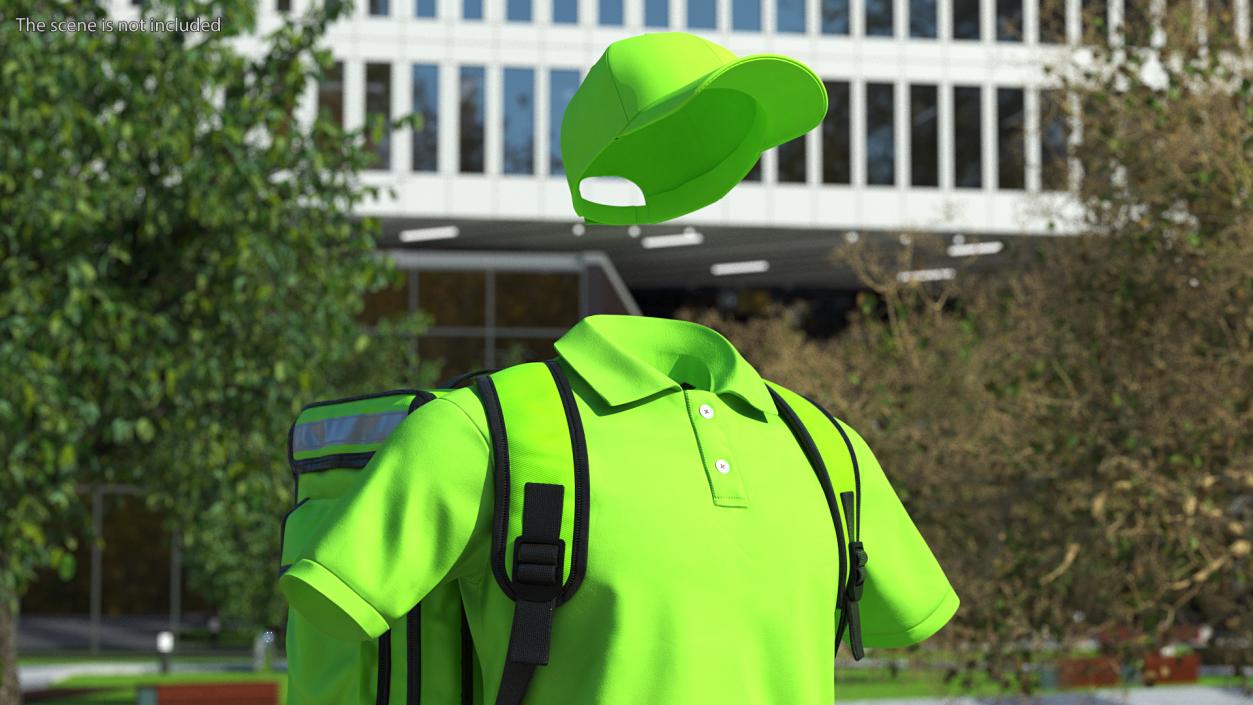 3D Food Delivery Uniform