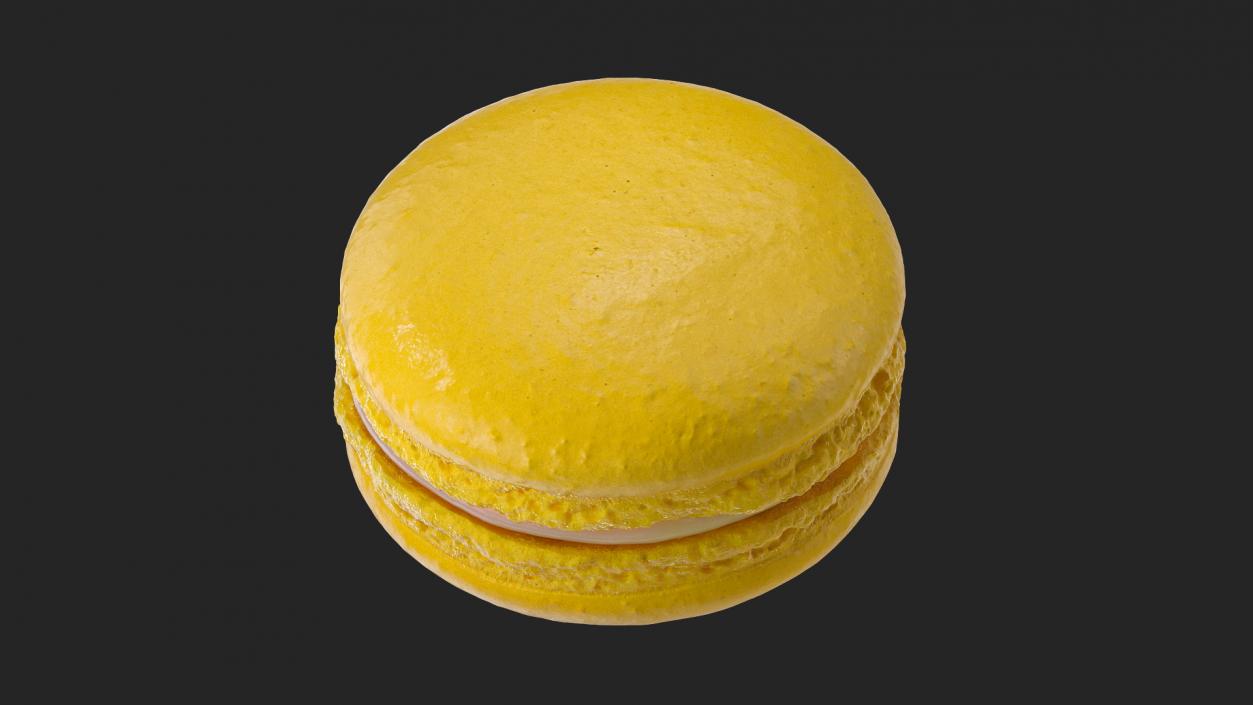 Banana Macaron 3D model