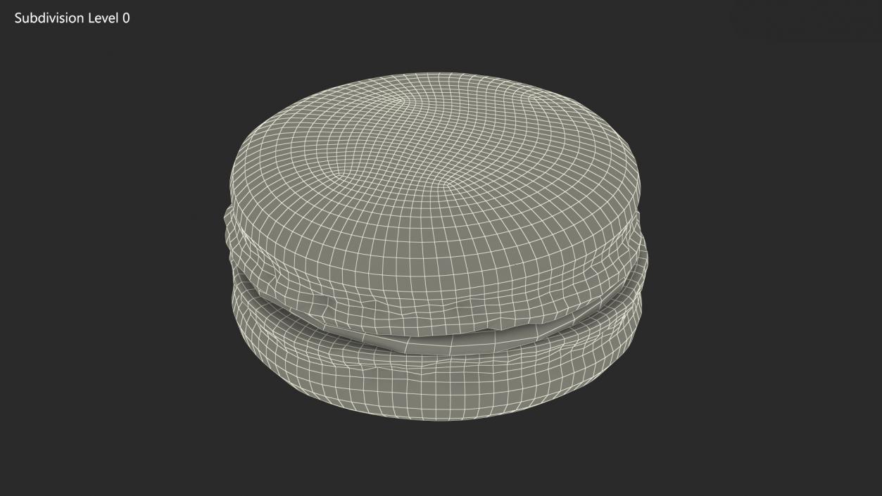 Banana Macaron 3D model