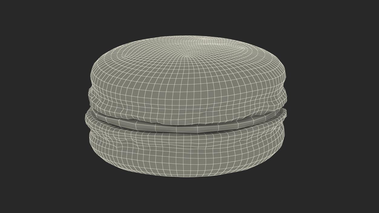 Banana Macaron 3D model