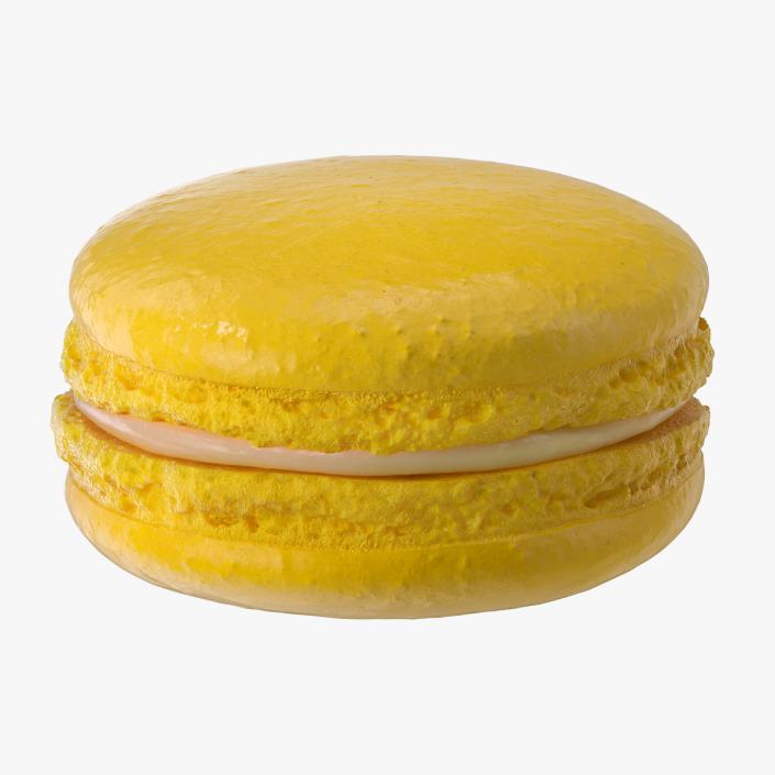 Banana Macaron 3D model