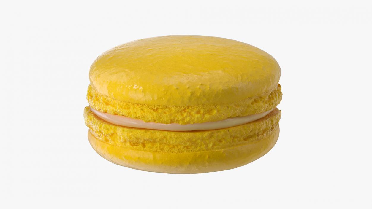 Banana Macaron 3D model