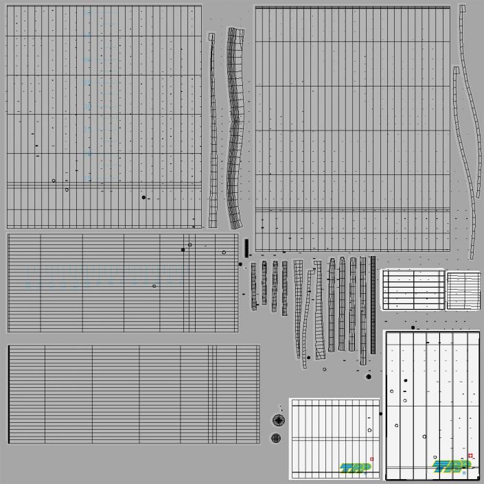 Lab Test Tubes 3D model