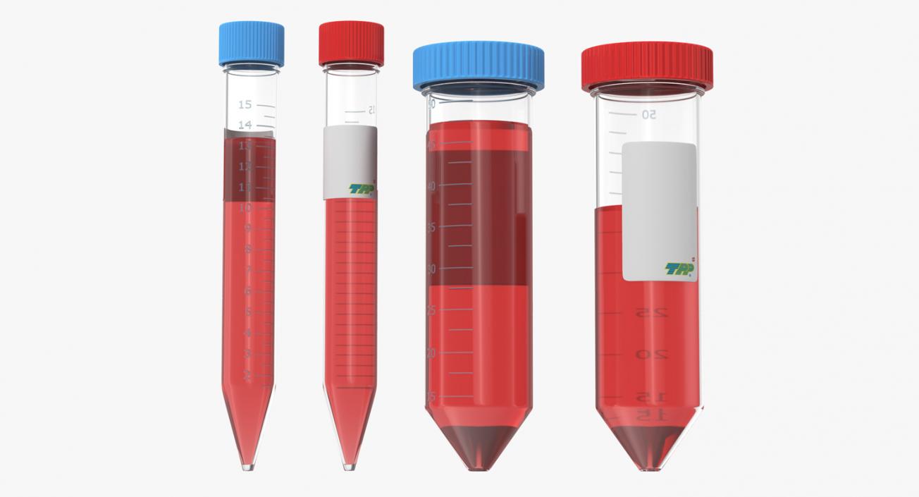 Lab Test Tubes 3D model